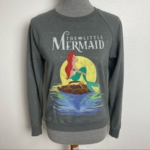 Disney The Little Mermaid Ariel Grey Sweater